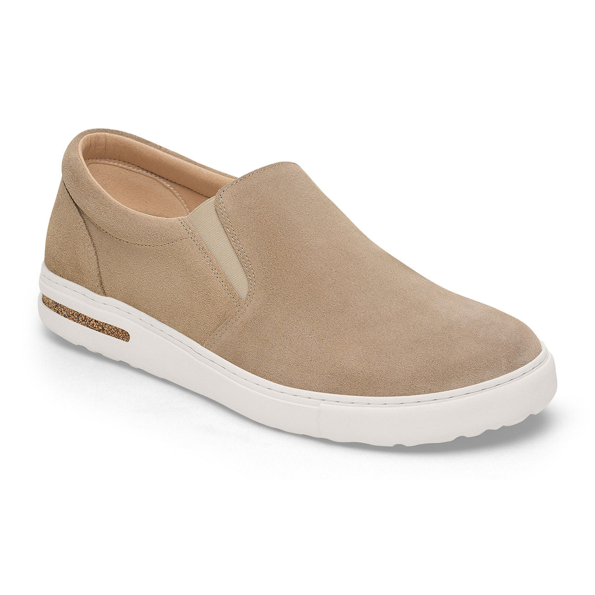 Birkenstock Oswego Slip On Sneaker (Men) - Taupe Suede Athletic - Casual - Slip On - The Heel Shoe Fitters