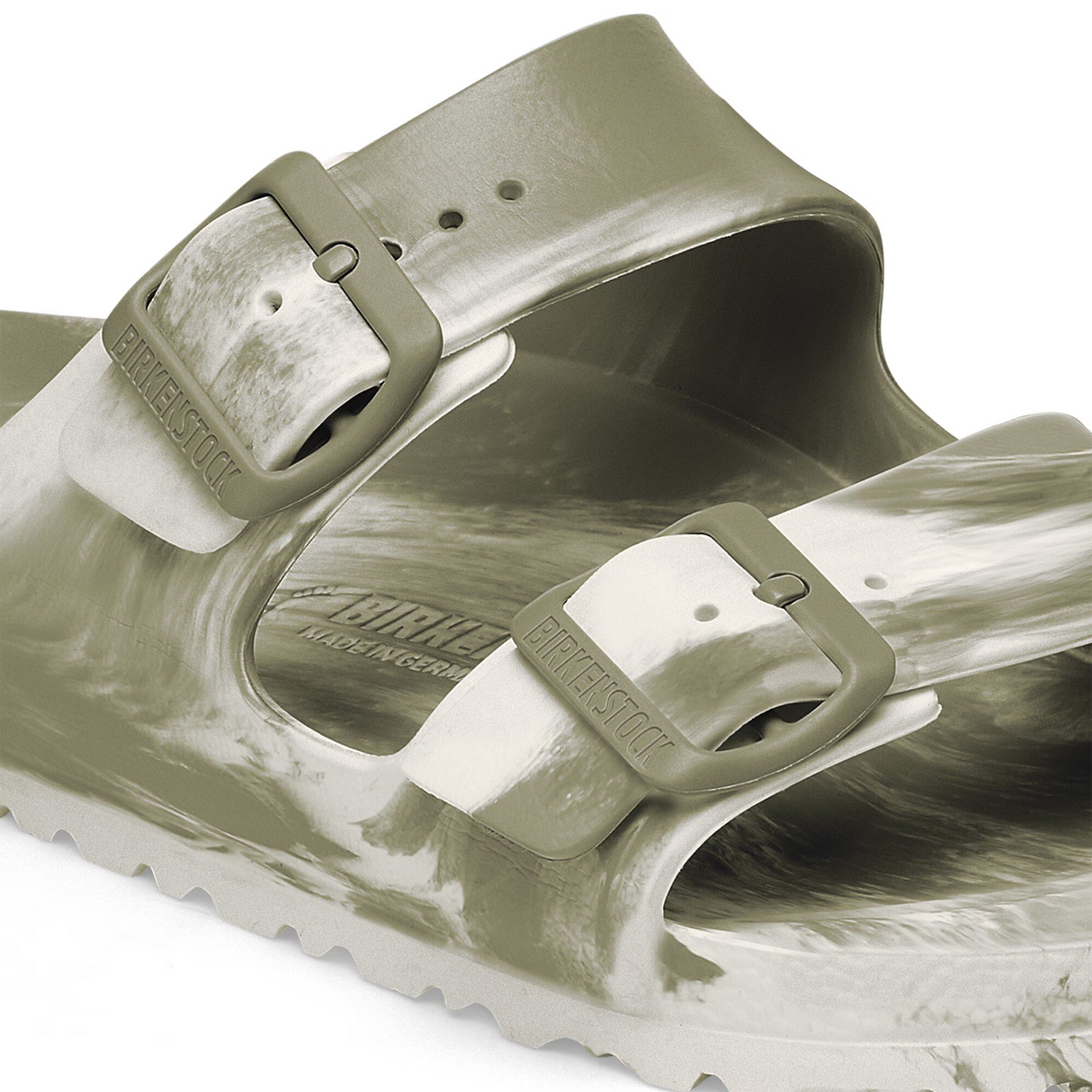 Birkenstock Arizona EVA Slide Sandal (Men) - Multi Khaki/Eggshell Sandal - Slide - The Heel Shoe Fitters