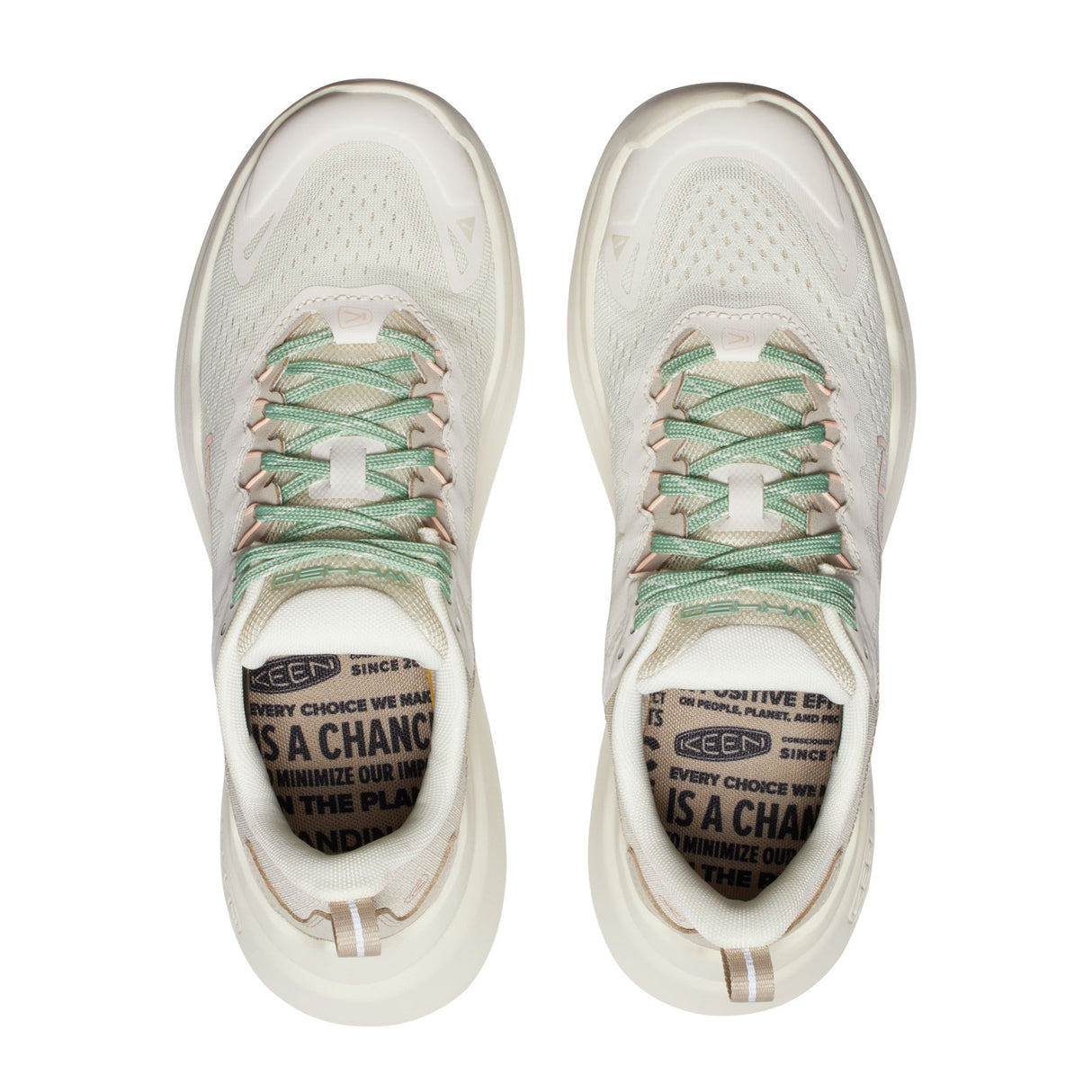 Keen WK450 Walking Shoe (Women) - Birch/Peach Parfait Athletic - Casual - Lace Up - The Heel Shoe Fitters