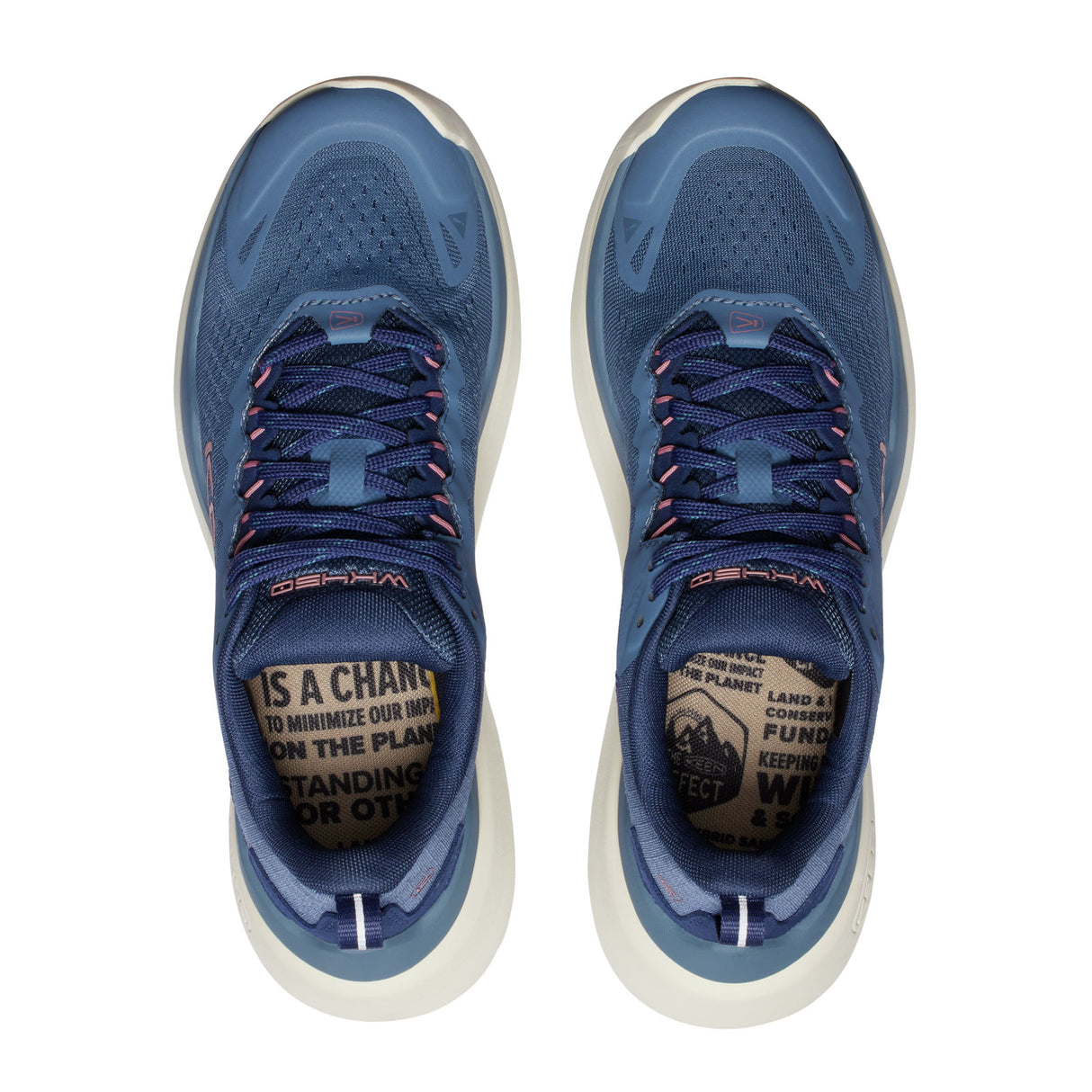 Keen WK450 Walking Shoe (Women) - Vintage Indigo/Nostalgia Rose Athletic - Casual - Lace Up - The Heel Shoe Fitters