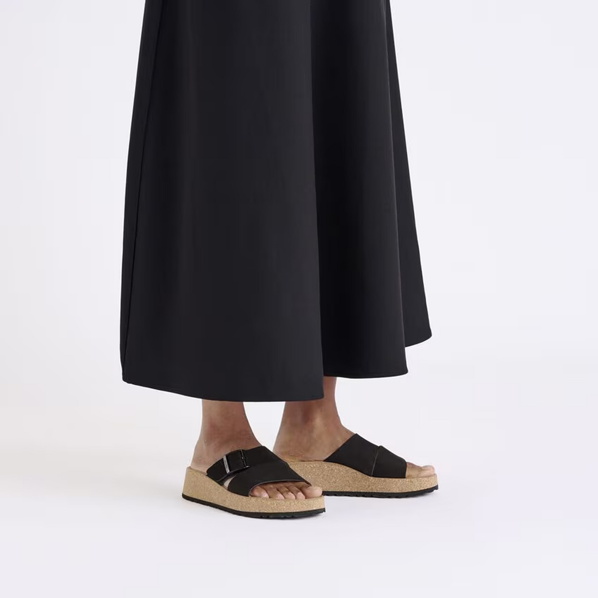 Birkenstock Almina Slide Sandal (Women) Sandal - Heel/Wedge - The Heel Shoe Fitters