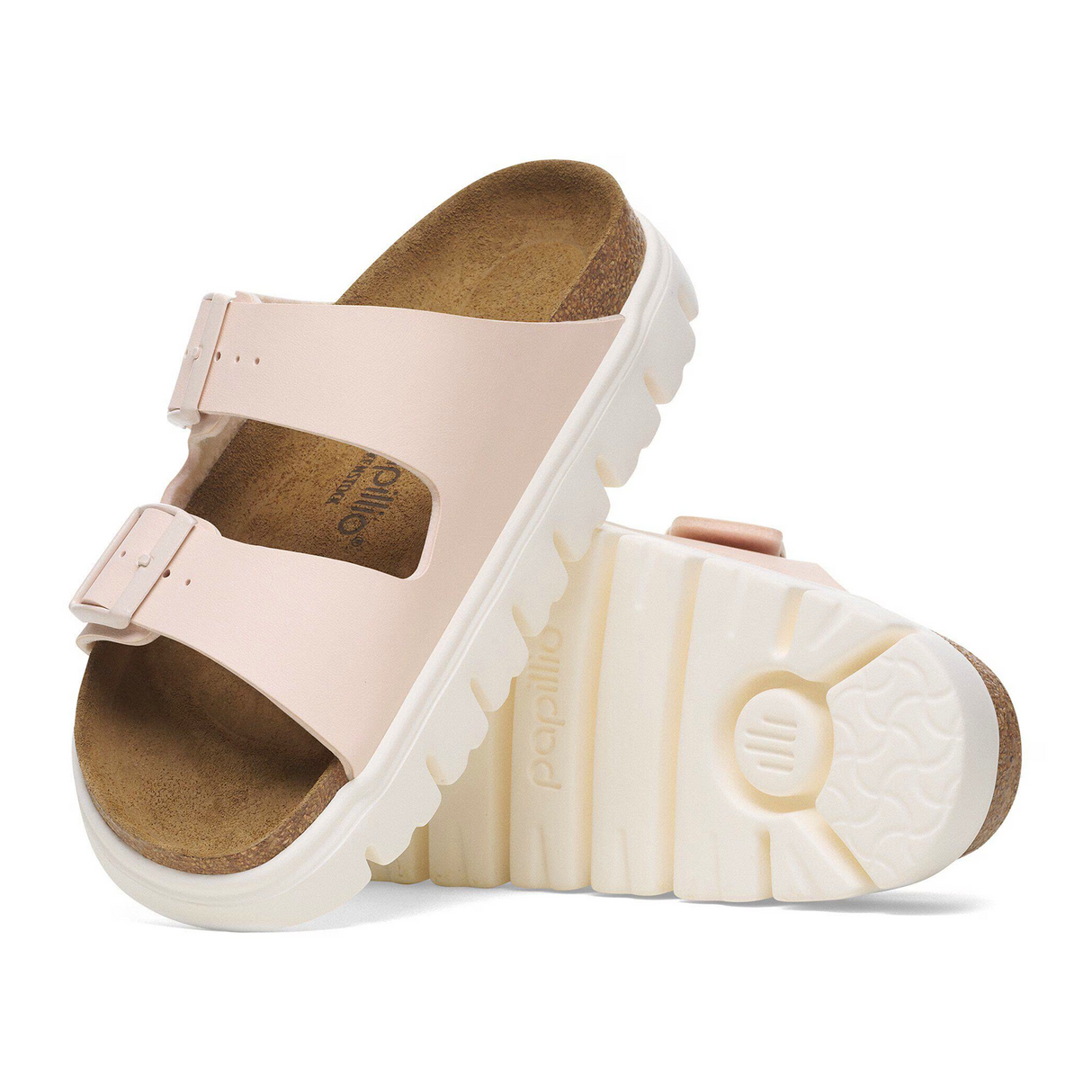 Birkenstock Arizona Chunky Slide Sandal (Women) - Light Rose Birko-Flor Sandal - Slide - The Heel Shoe Fitters