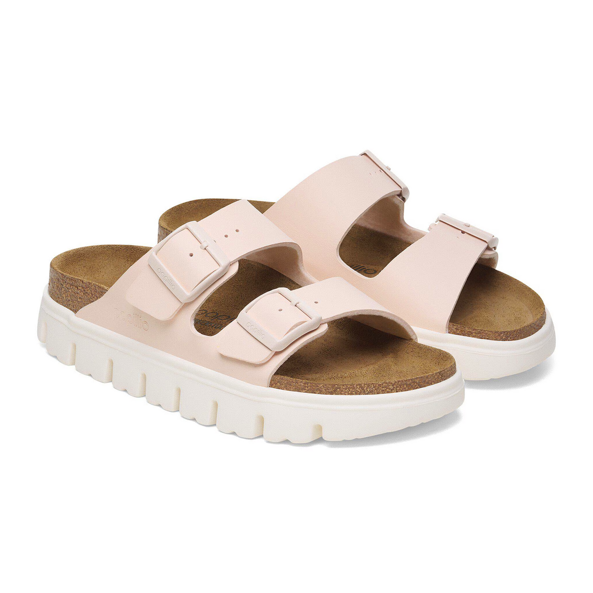 Birkenstock Arizona Chunky Slide Sandal (Women) - Light Rose Birko-Flor Sandal - Slide - The Heel Shoe Fitters