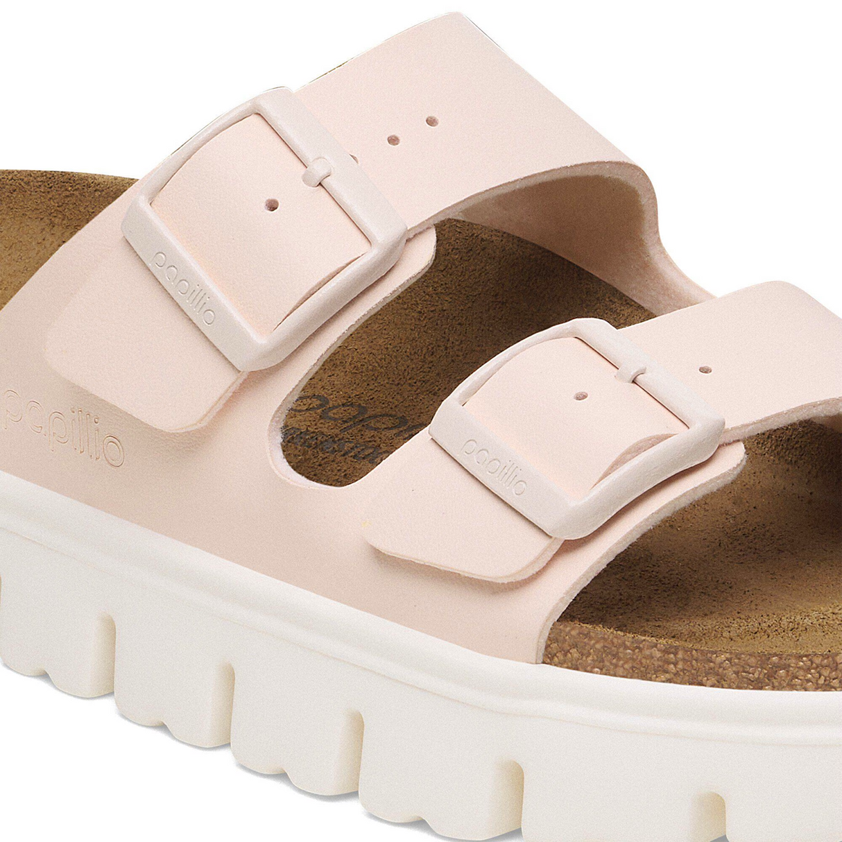 Birkenstock Arizona Chunky Slide Sandal (Women) - Light Rose Birko-Flor Sandal - Slide - The Heel Shoe Fitters