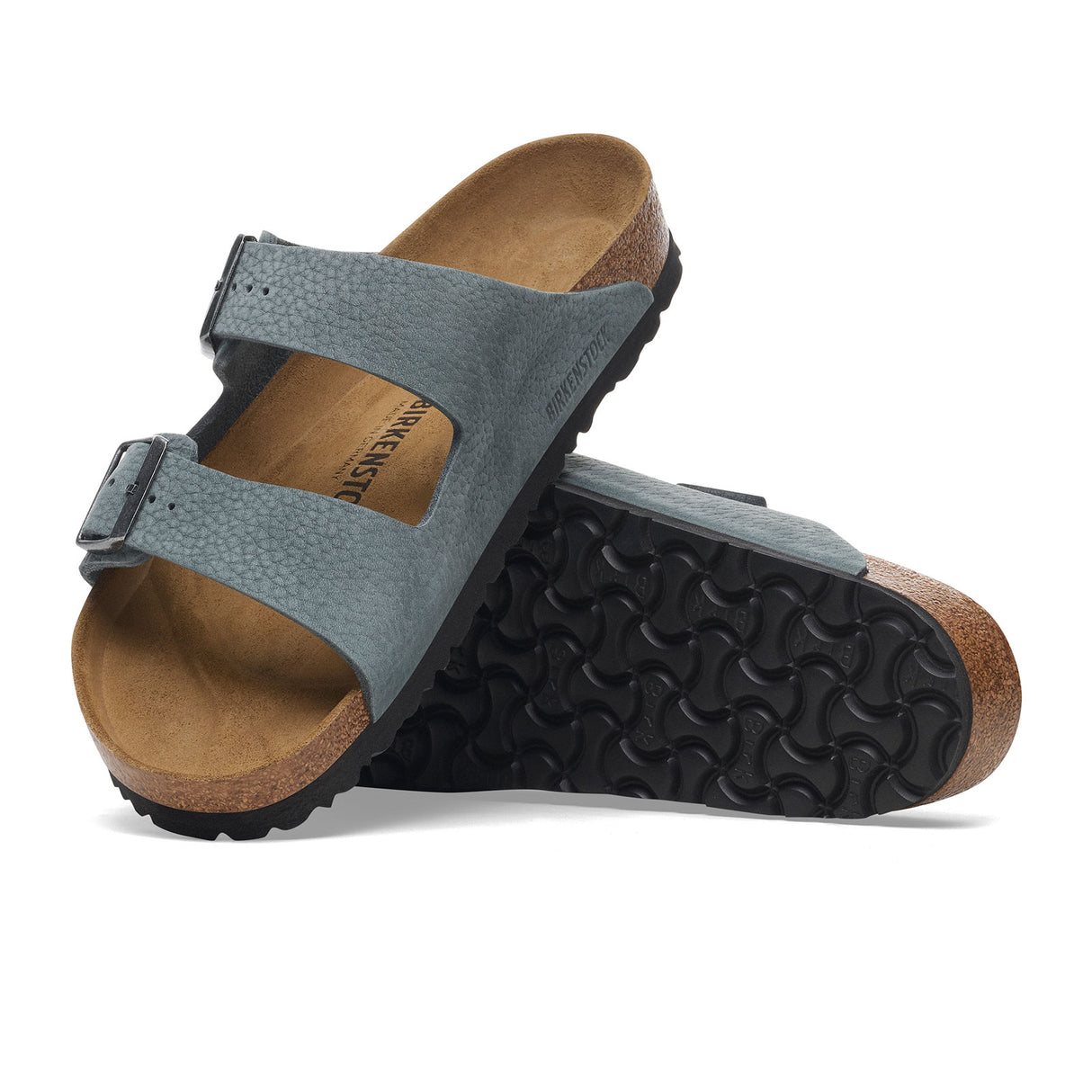 Birkenstock Arizona Nubuck Slide Sandal (Men) Sandal - Slide - The Heel Shoe Fitters