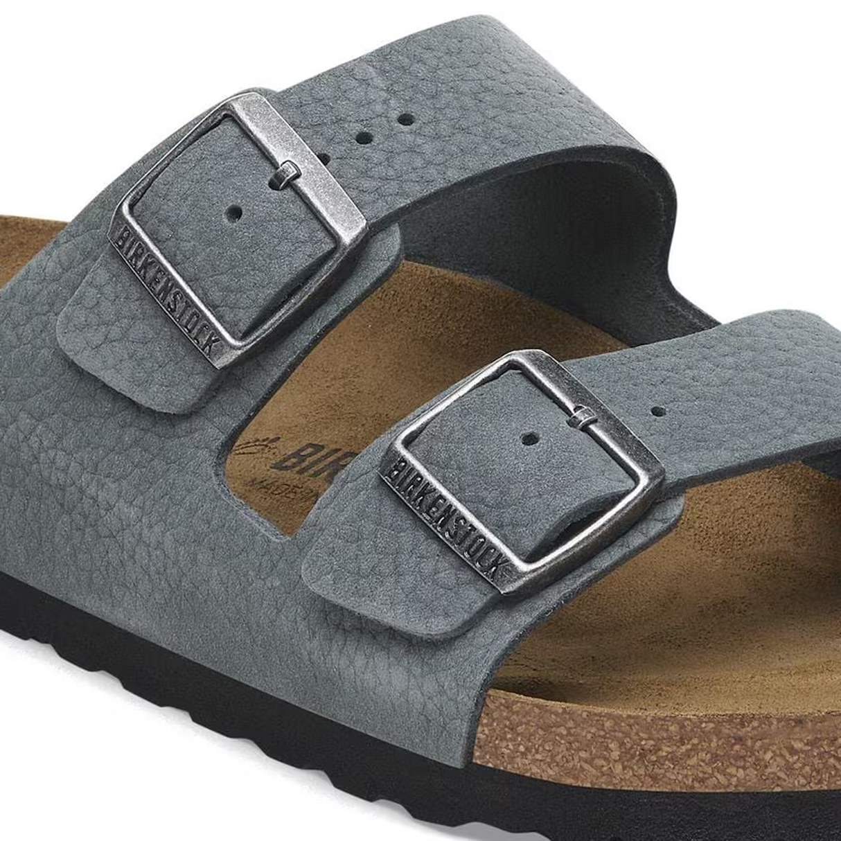 Birkenstock Arizona Nubuck Slide Sandal (Men) Sandal - Slide - The Heel Shoe Fitters