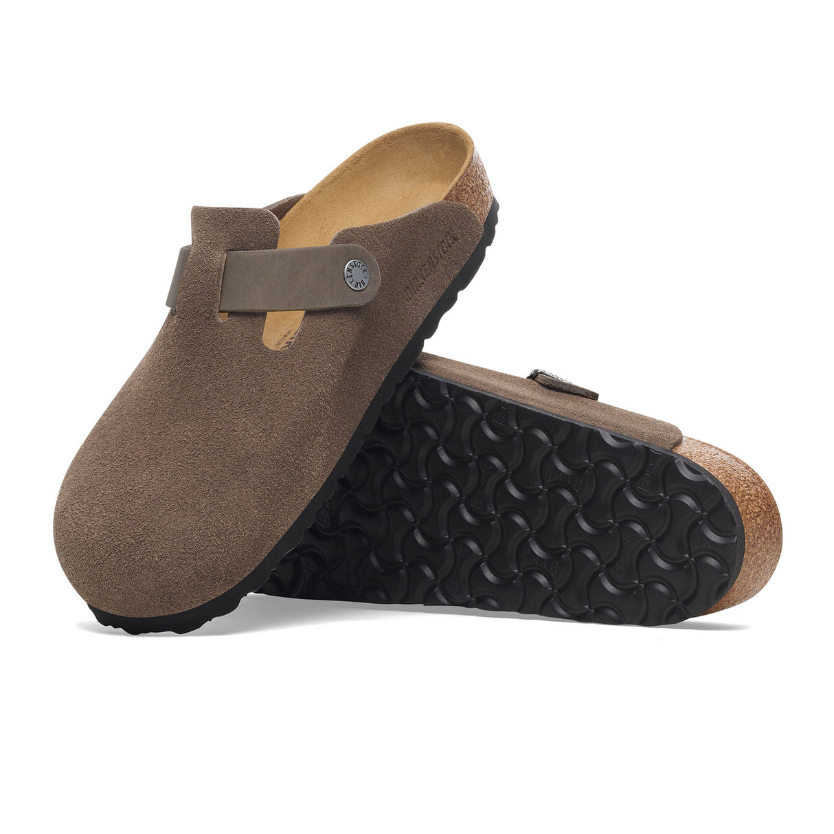 Birkenstock Boston Clog (Men) - Concrete Gray/Iron Dress-Casual - Clogs & Mules - The Heel Shoe Fitters