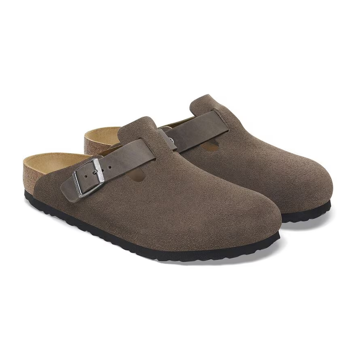 Birkenstock Boston Clog (Men) - Concrete Gray/Iron Dress-Casual - Clogs & Mules - The Heel Shoe Fitters