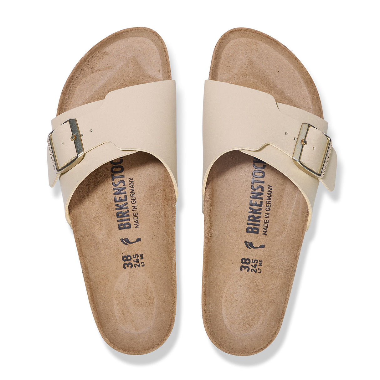 Birkenstock Catalina Narrow Slide Sandal (Women) - Sandcastle Birko-Flor Sandal - Slide - The Heel Shoe Fitters