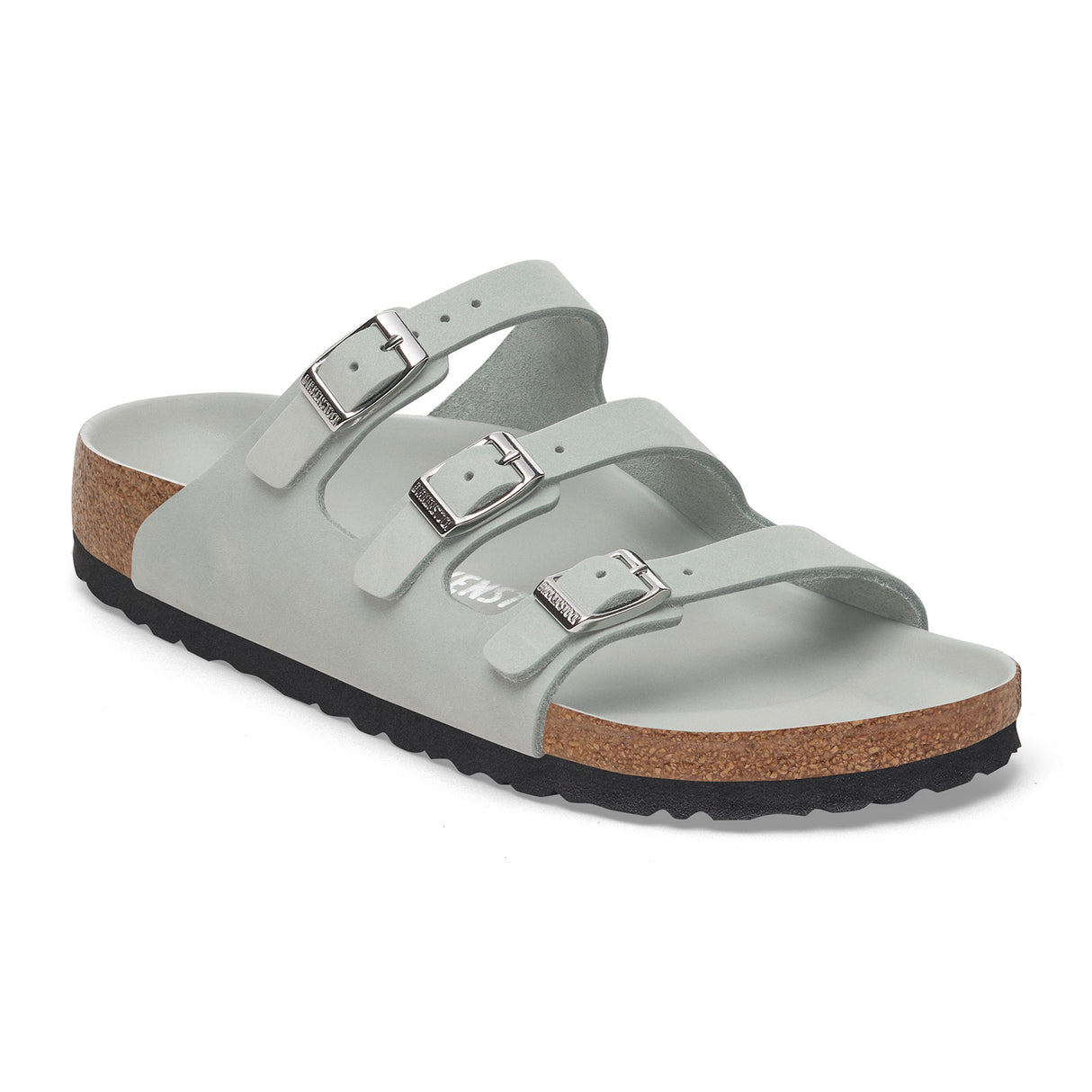 Birkenstock Florida Hex Slide Sandal (Women) - Pure Sage Nubuck Sandal - Slide - The Heel Shoe Fitters