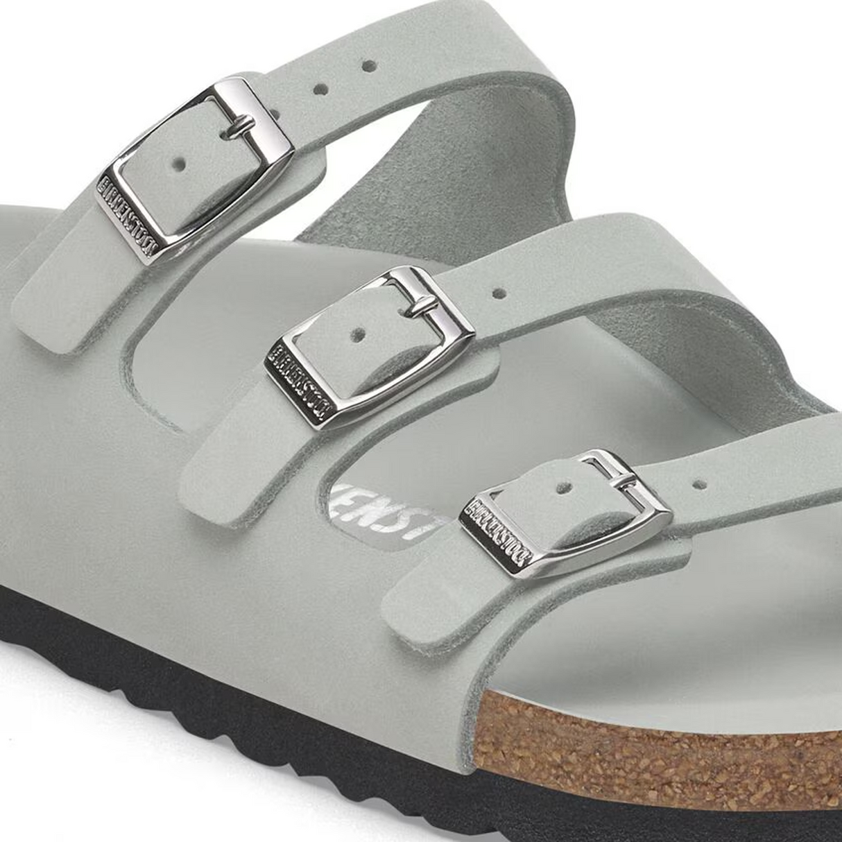 Birkenstock Florida Hex Slide Sandal (Women) - Pure Sage Nubuck Sandal - Slide - The Heel Shoe Fitters