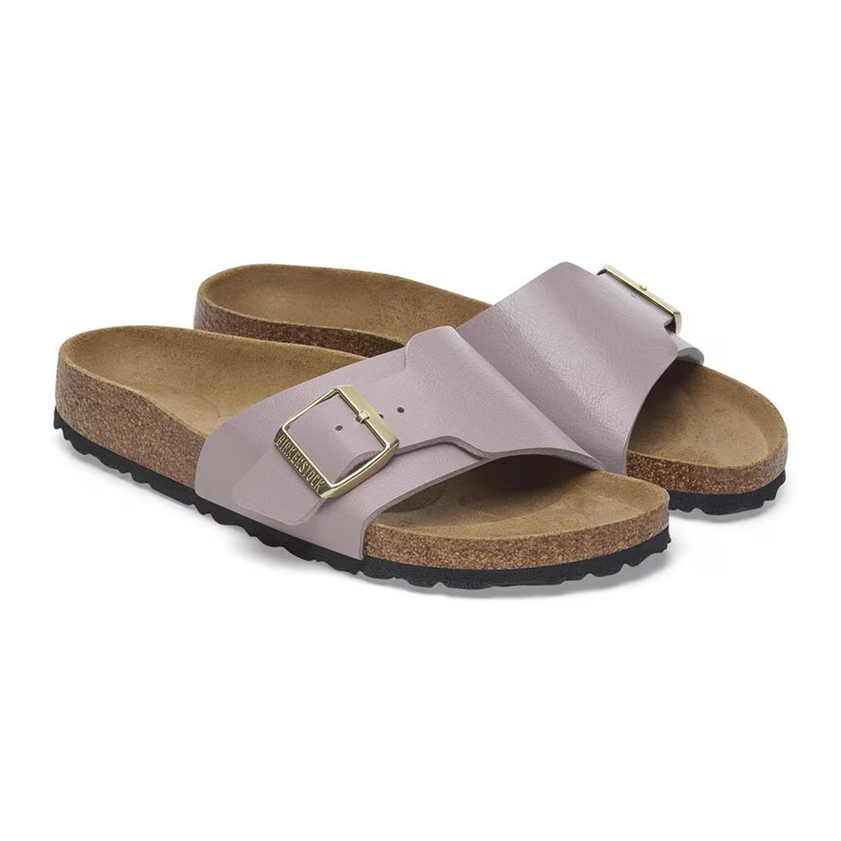 Birkenstock Catalina Narrow Slide Sandal (Women) - Graceful Faded Purple Birko-Flor Sandal - Slide - The Heel Shoe Fitters