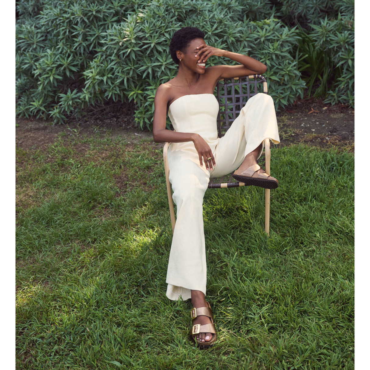 Birkenstock Sydney Luxe Buckle Slide Sandal (Women) - Graceful Taupe Birko-Flor