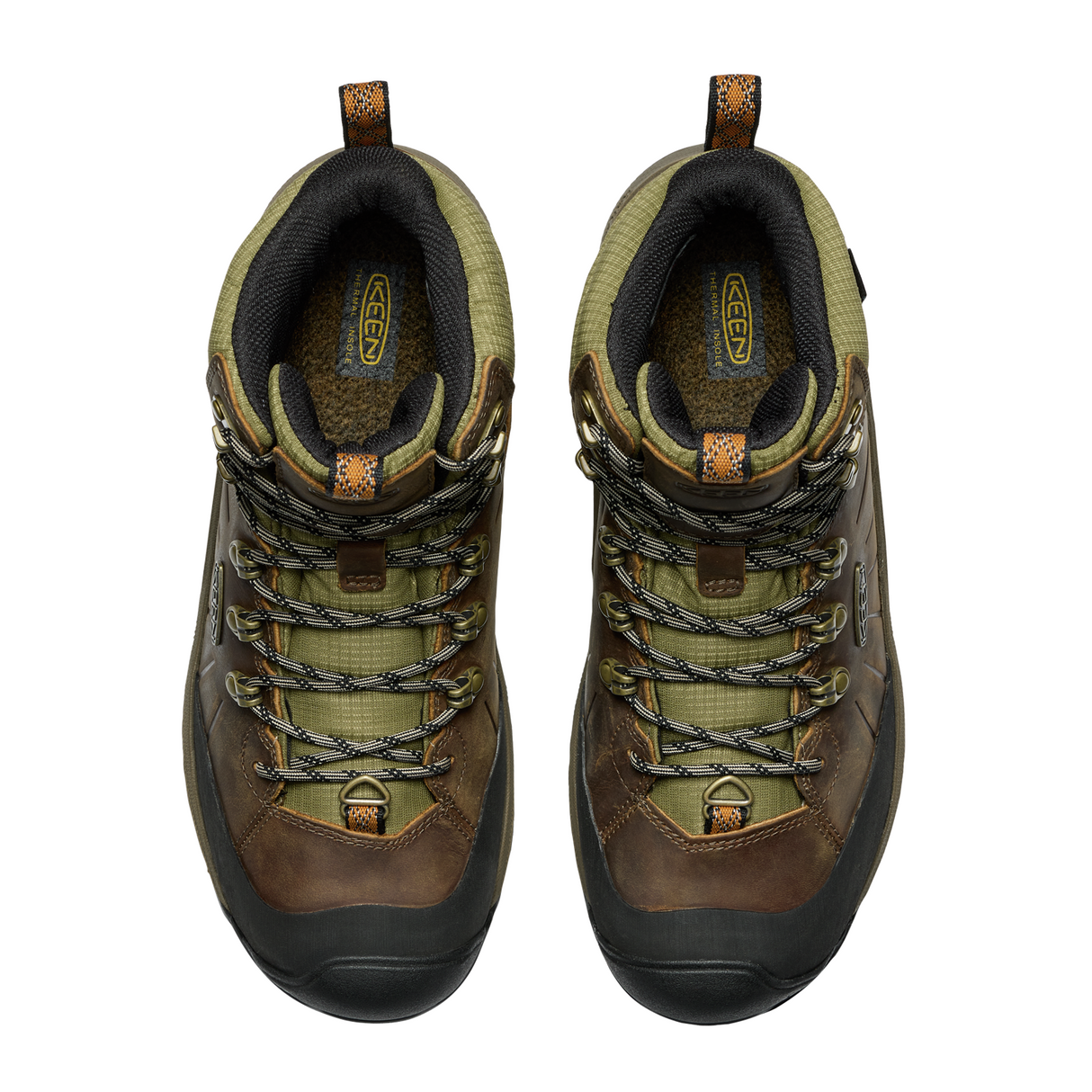 Keen Revel IV Mid Polar Boot (Men) - Bison/Orange Pepper