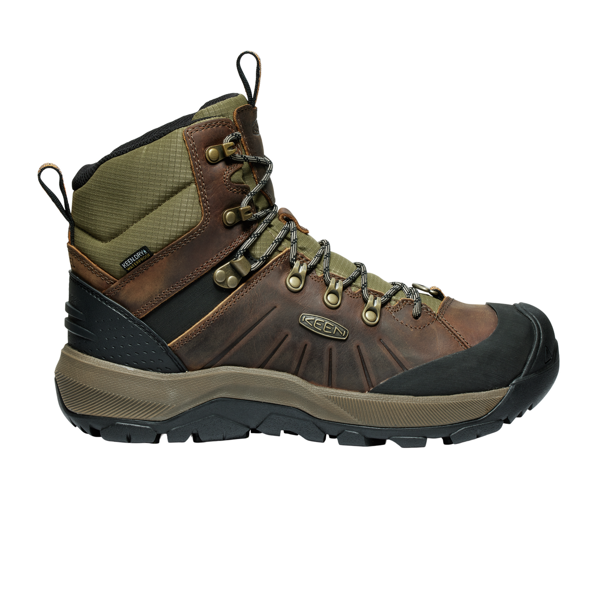 Keen Revel IV Mid Polar Boot (Men) - Bison/Orange Pepper