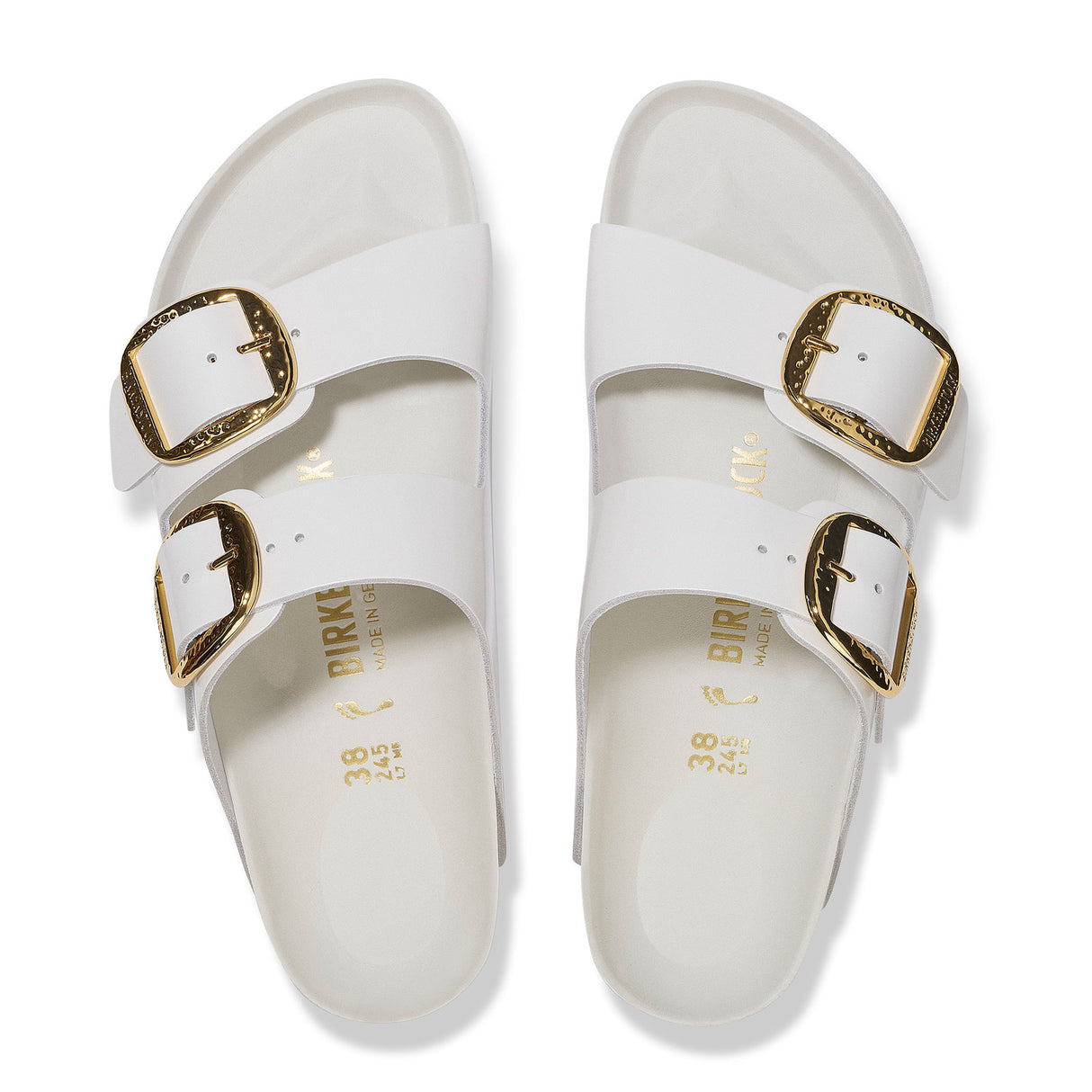 Birkenstock Arizona Hammered Big Buckle Slide Sandal (Women) Sandal - Slide - The Heel Shoe Fitters