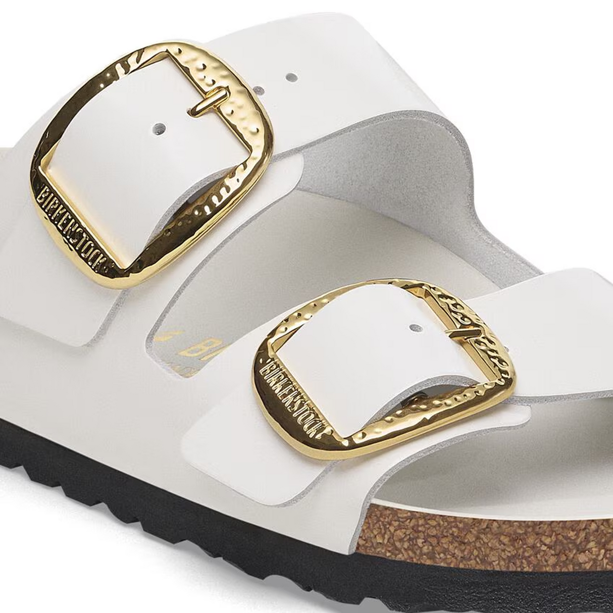 Birkenstock Arizona Hammered Big Buckle Slide Sandal (Women) Sandal - Slide - The Heel Shoe Fitters