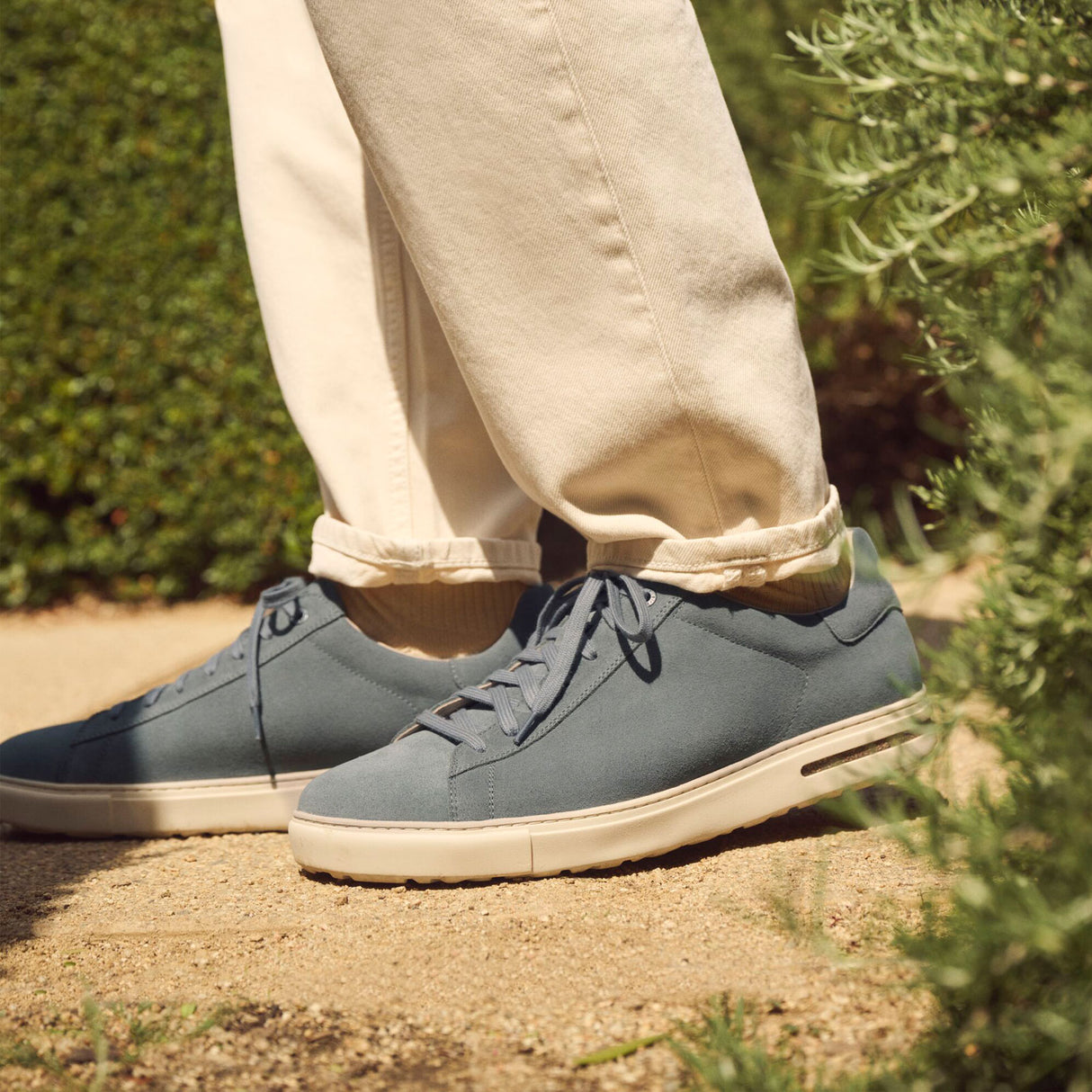 Birkenstock Bend Sneaker (Men) - Basalt Gray Suede Athletic - Casual - Lace Up - The Heel Shoe Fitters