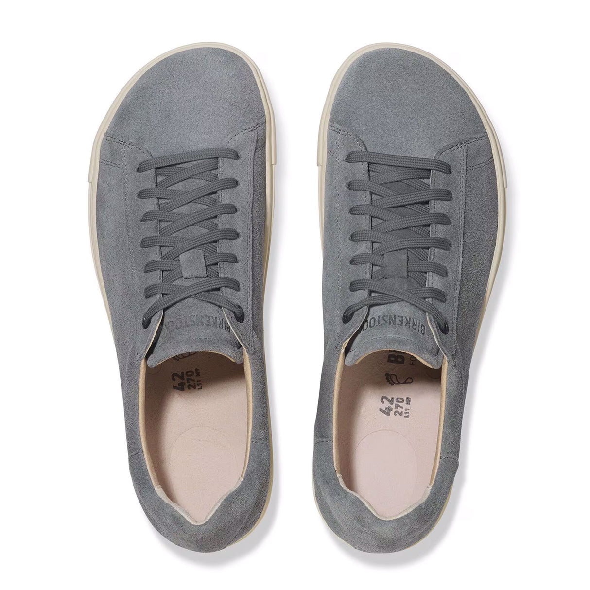 Birkenstock Bend Sneaker (Men) - Basalt Gray Suede Athletic - Casual - Lace Up - The Heel Shoe Fitters
