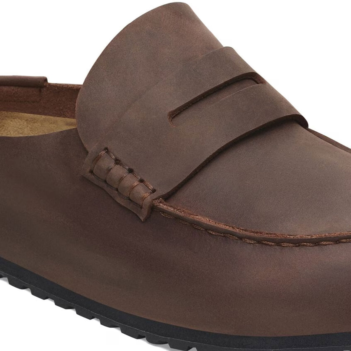 Birkenstock Naples Wrapped Clog (Men) - Habana Oiled Leather Dress-Casual - Clogs & Mules - The Heel Shoe Fitters