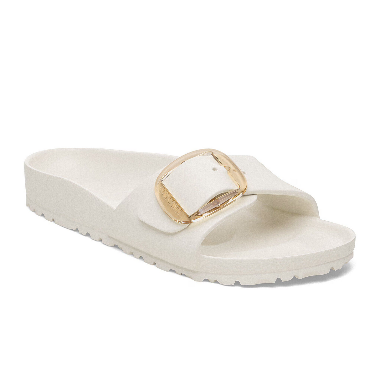 Birkenstock Madrid Big Buckle EVA Slide Sandal (Women) - Eggshell