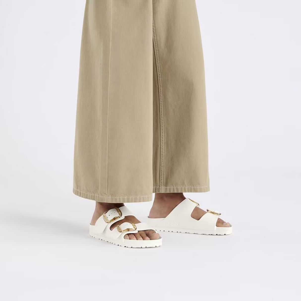 Birkenstock Arizona Big Buckle EVA Slide Sandal (Women) - Eggshell Sandal - Slide - The Heel Shoe Fitters