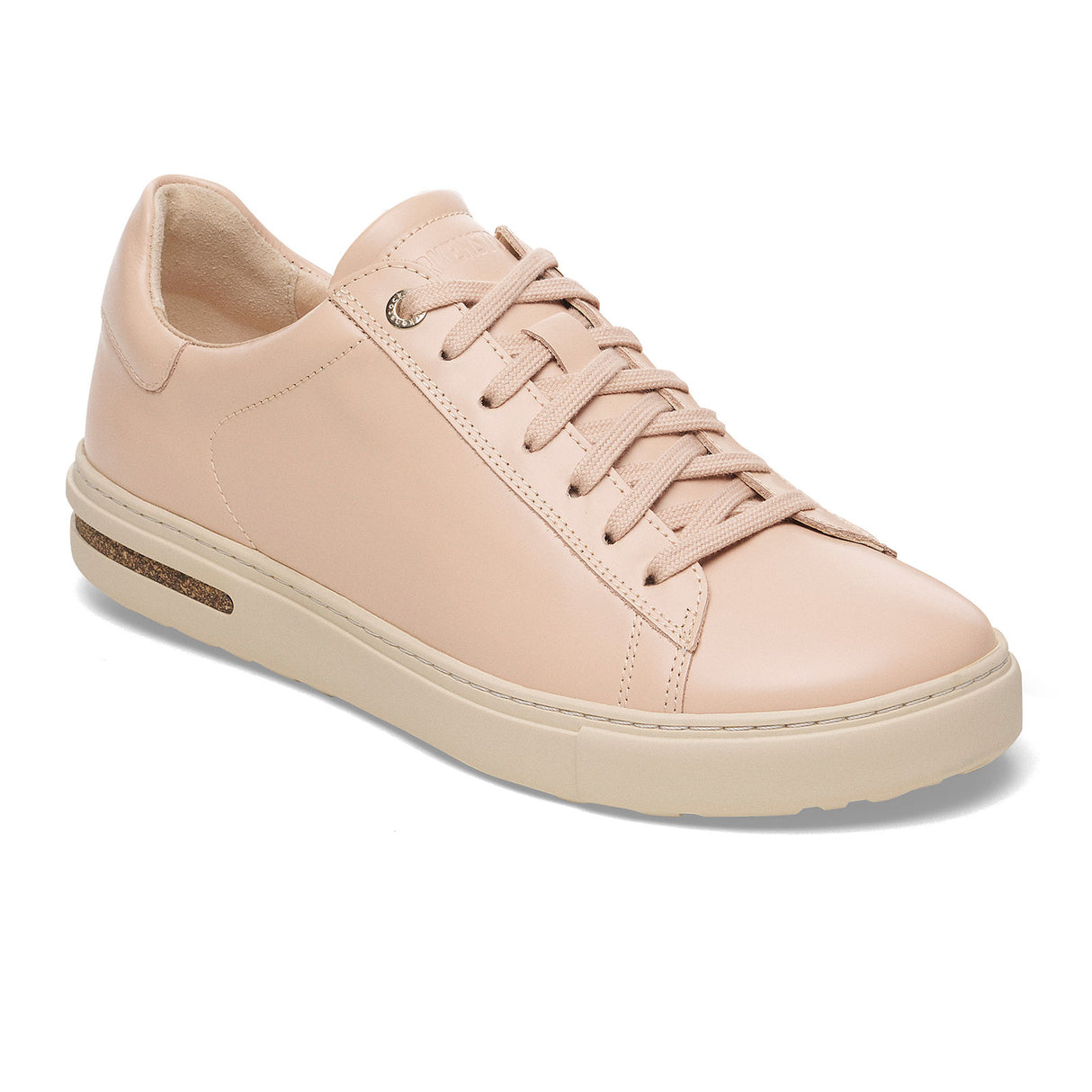 Birkenstock Bend Narrow Sneaker (Women) - Glossy New Beige Leather Athletic - Casual - Lace Up - The Heel Shoe Fitters