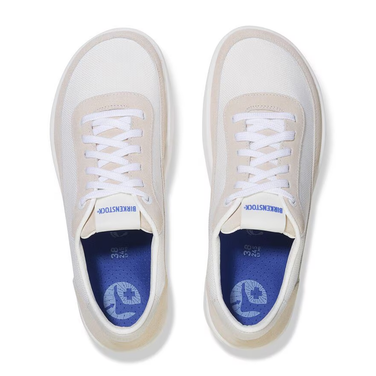 Birkenstock Honnef City Narrow Lace Up (Women) - Antique White/White Athletic - Casual - Lace Up - The Heel Shoe Fitters