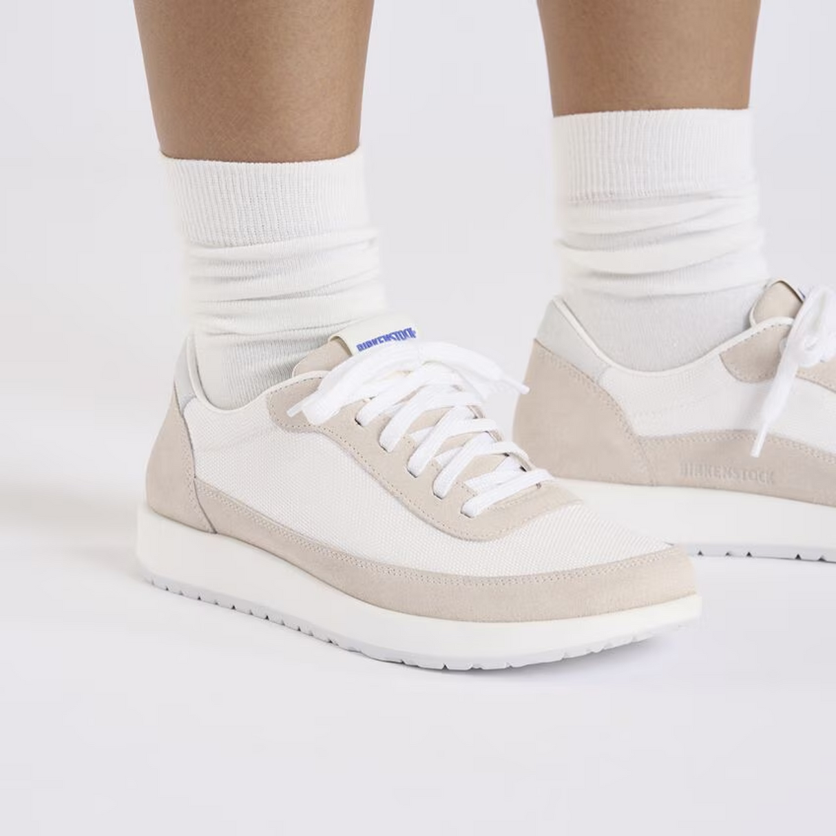 Birkenstock Honnef City Narrow Lace Up (Women) - Antique White/White Athletic - Casual - Lace Up - The Heel Shoe Fitters