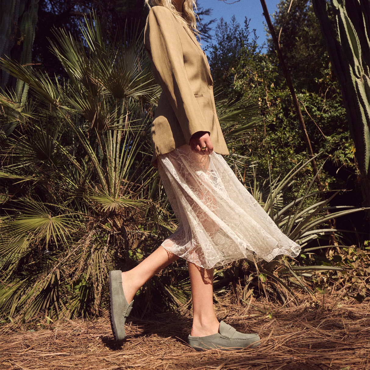 Birkenstock Naples Wrapped Narrow Clog (Women) - Taupe Suede Dress-Casual - Clogs & Mules - The Heel Shoe Fitters