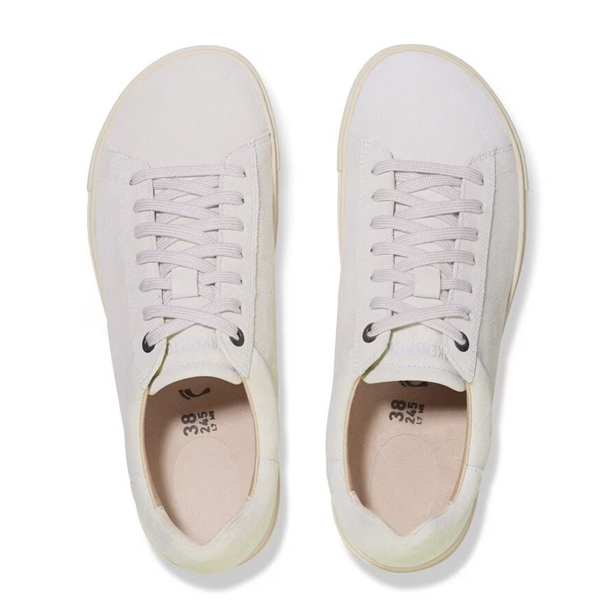 Birkenstock Bend Narrow Sneaker (Women) - Antique White Suede Athletic - Casual - Lace Up - The Heel Shoe Fitters