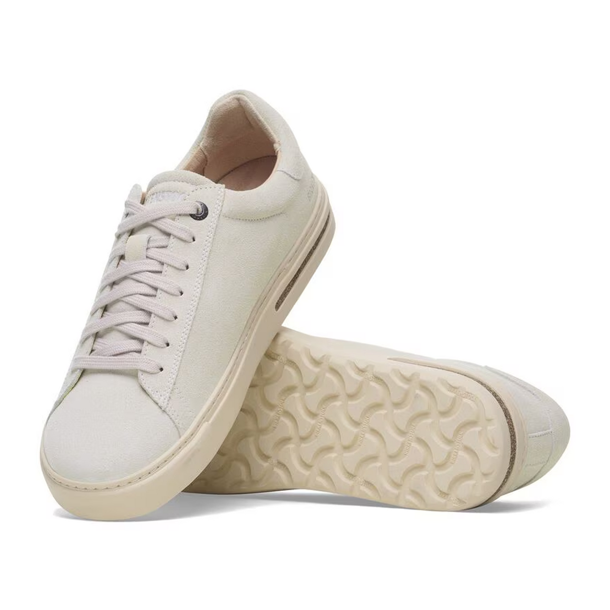 Birkenstock Bend Narrow Sneaker (Women) - Antique White Suede Athletic - Casual - Lace Up - The Heel Shoe Fitters