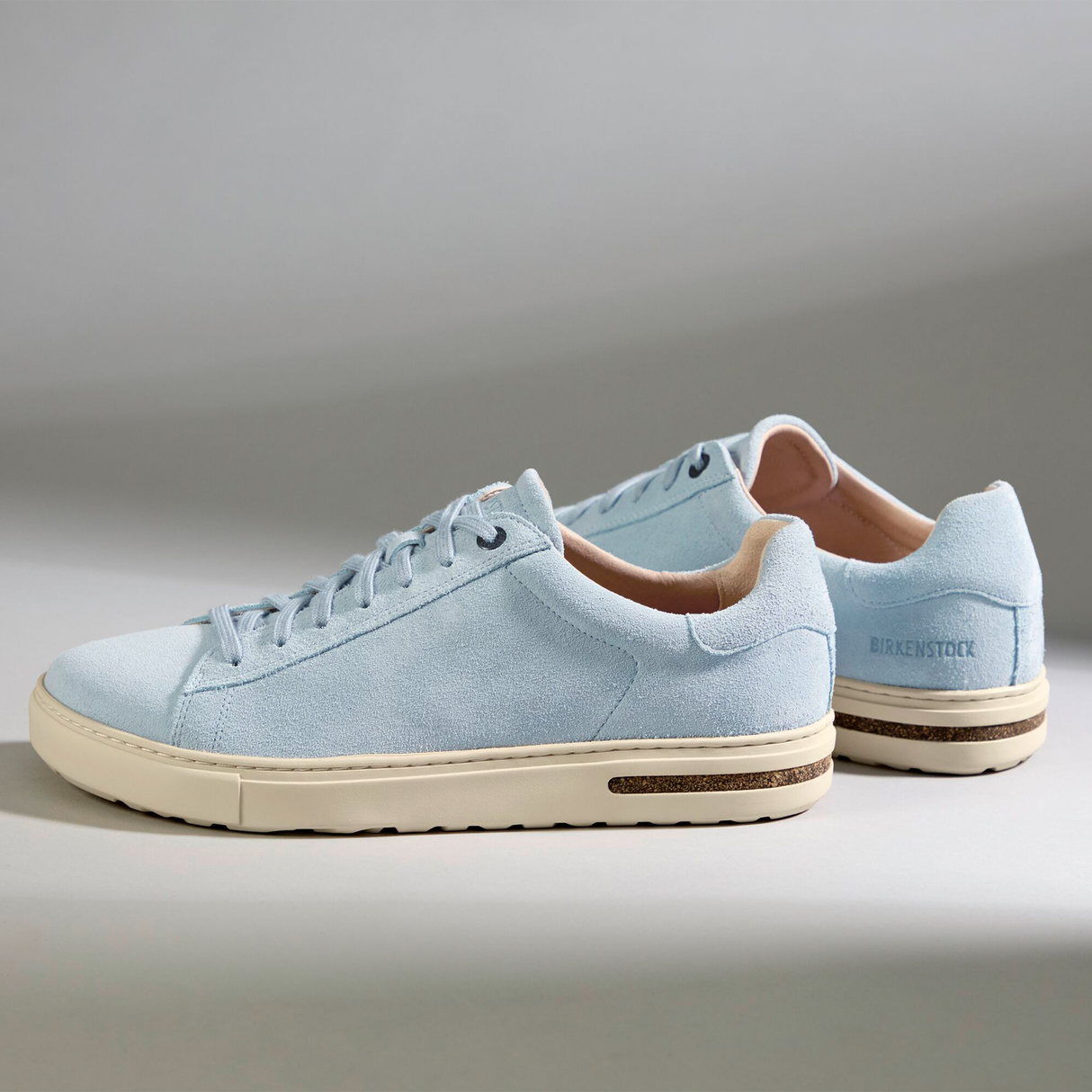 Birkenstock Bend Narrow Sneaker (Women) - Baby Blue Suede Athletic - Casual - Lace Up - The Heel Shoe Fitters
