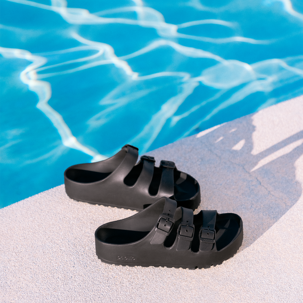 Birkenstock Florida III Flex Platform EVA Slide Sandal (Women) - Black