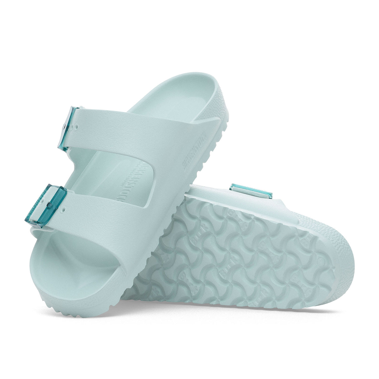 Birkenstock Arizona Stealth Buckle EVA Slide Sandal (Women) - Surf Green Sandal - Slide - The Heel Shoe Fitters