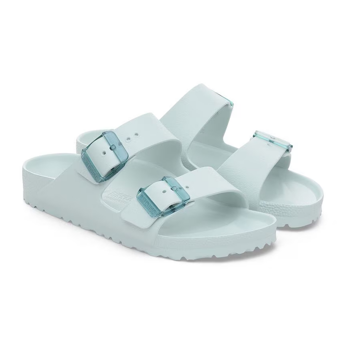 Birkenstock Arizona Stealth Buckle EVA Slide Sandal (Women) - Surf Green Sandal - Slide - The Heel Shoe Fitters