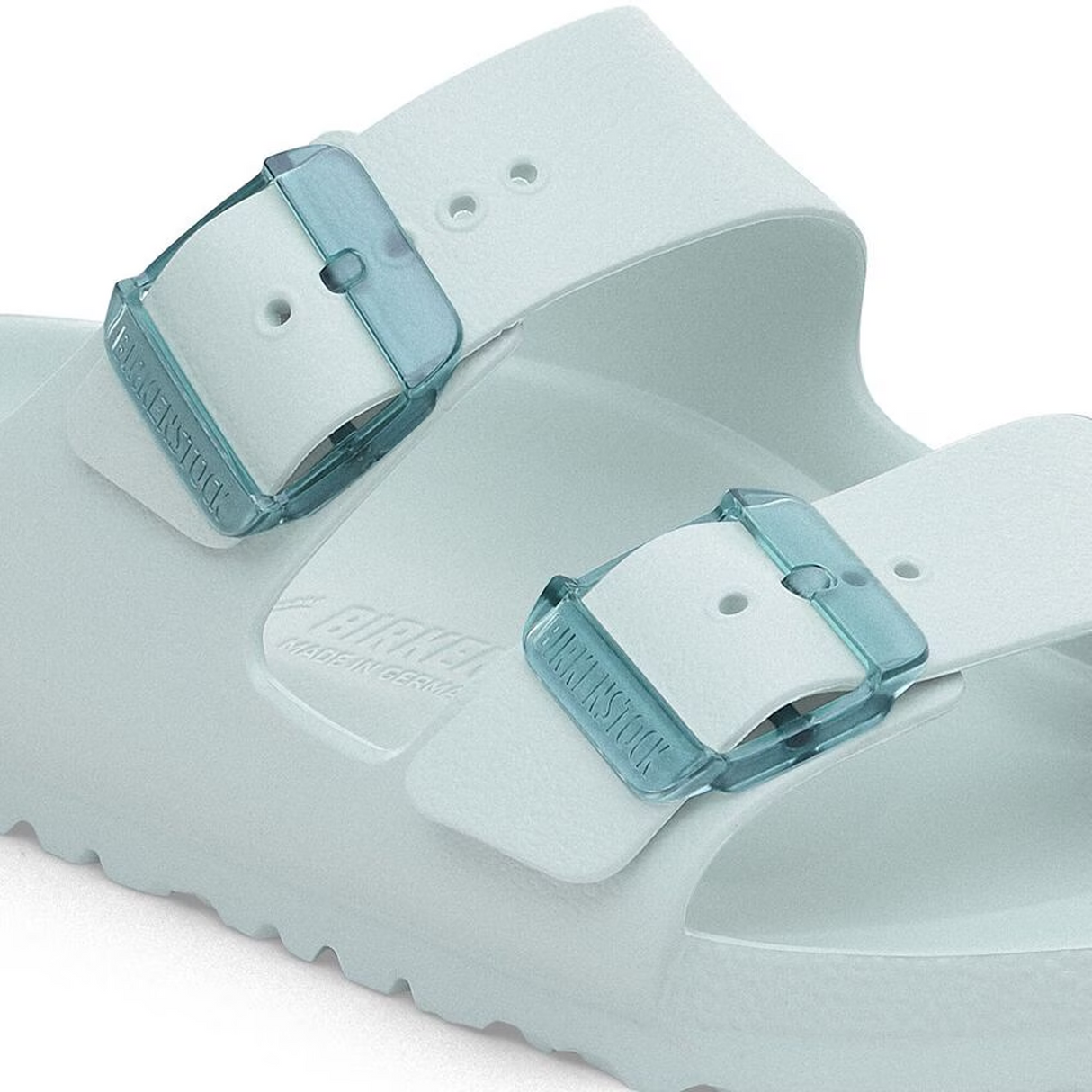 Birkenstock Arizona Stealth Buckle EVA Slide Sandal (Women) - Surf Green Sandal - Slide - The Heel Shoe Fitters