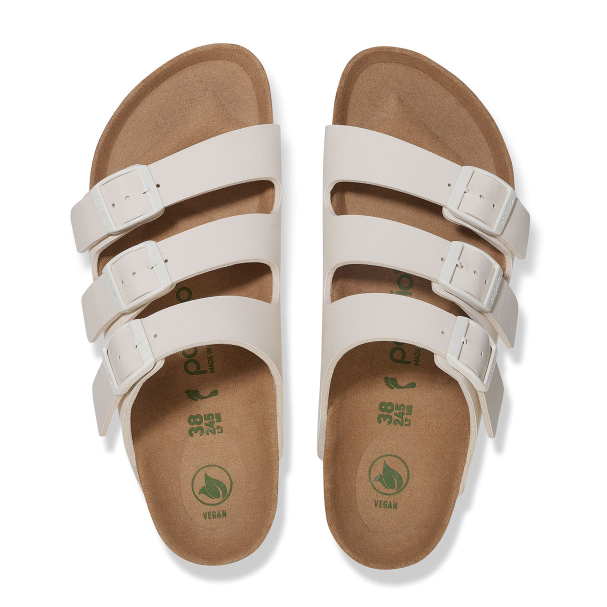 Birkenstock Florida III Platform Vegan Narrow Slide Sandal (Women) - Eggshell Birko-Flor Sandal - Slide - The Heel Shoe Fitters