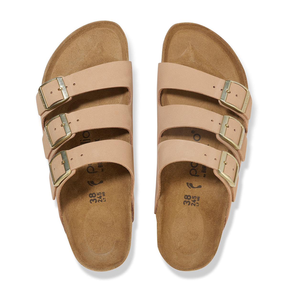 Birkenstock Florida III Platform Narrow Slide Sandal (Women) - Sandcastle Nubuck Sandal - Slide - The Heel Shoe Fitters