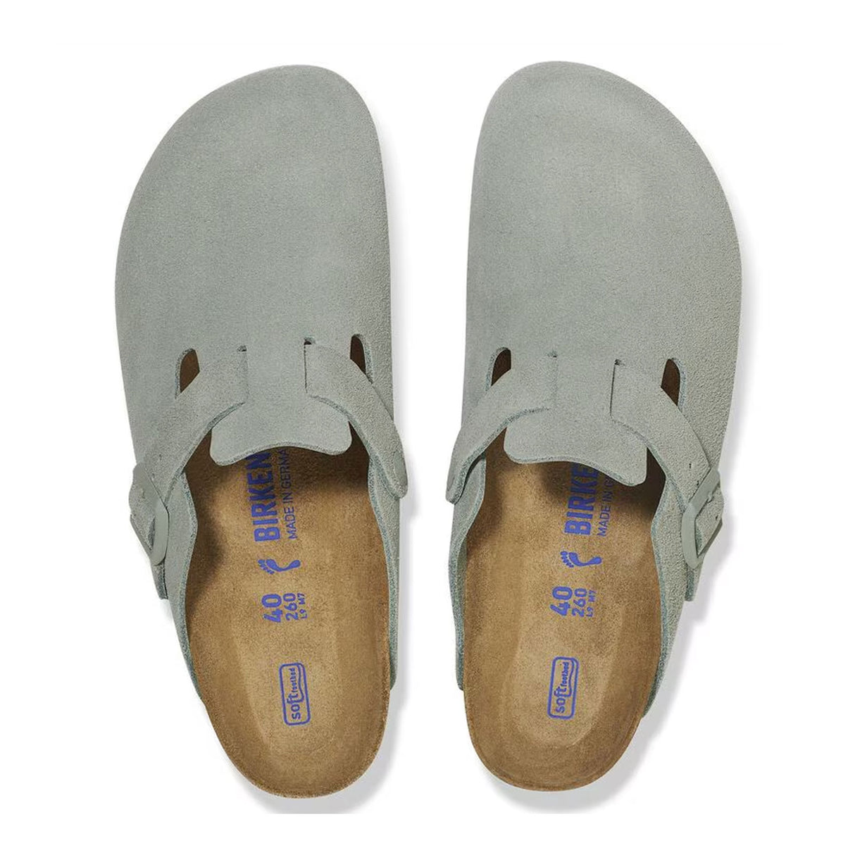 Birkenstock Boston Suede Soft Footbed Clog (Women) Dress-Casual - Clogs & Mules - The Heel Shoe Fitters