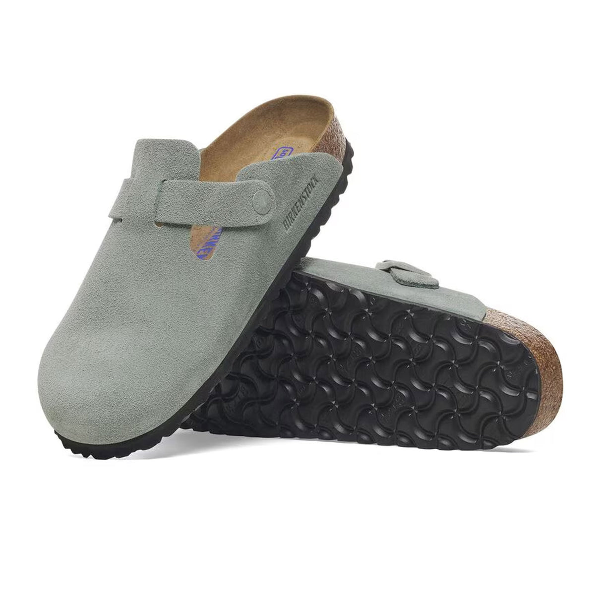 Birkenstock Boston Suede Soft Footbed Clog (Women) Dress-Casual - Clogs & Mules - The Heel Shoe Fitters