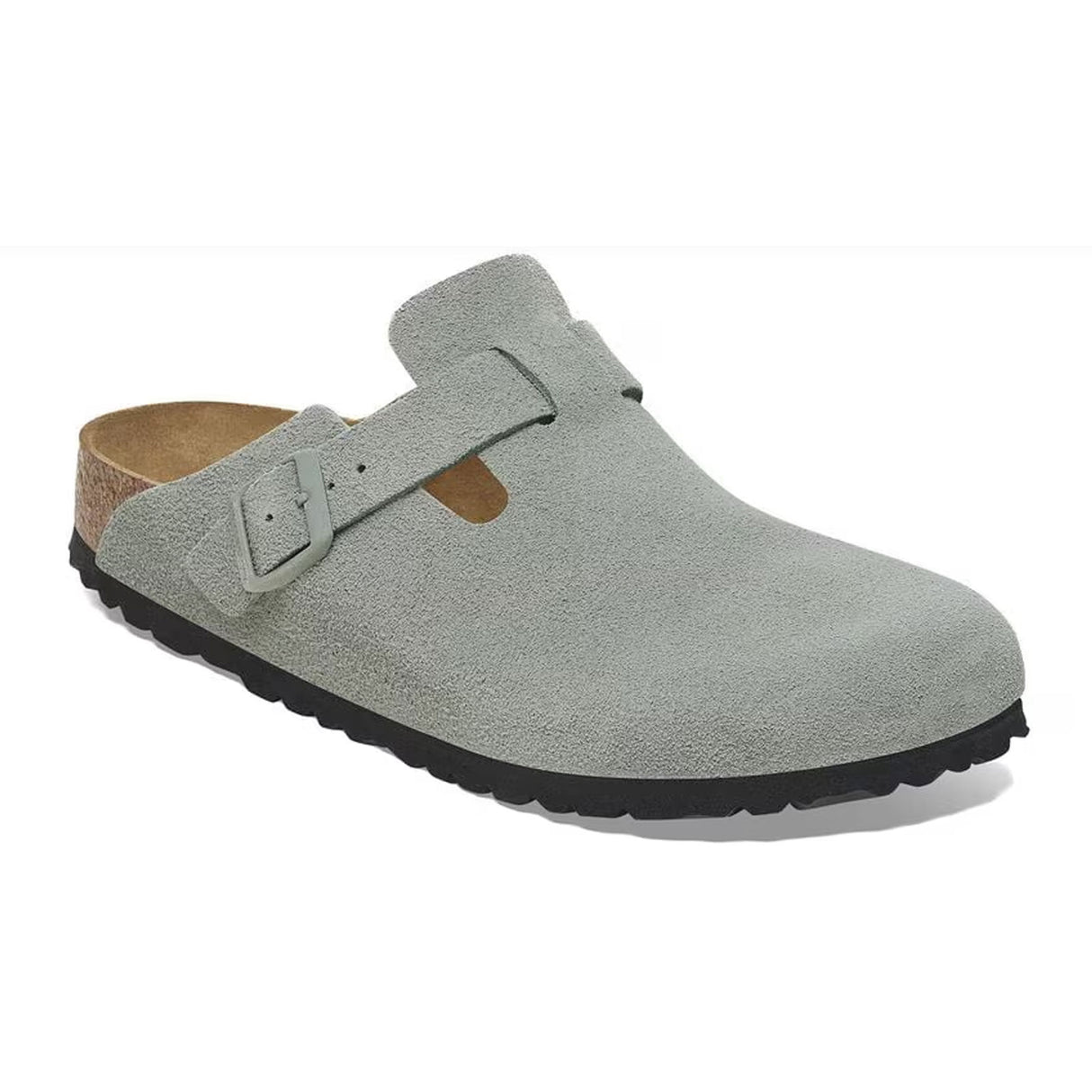 Birkenstock Boston Suede Soft Footbed Clog (Women) Dress-Casual - Clogs & Mules - The Heel Shoe Fitters