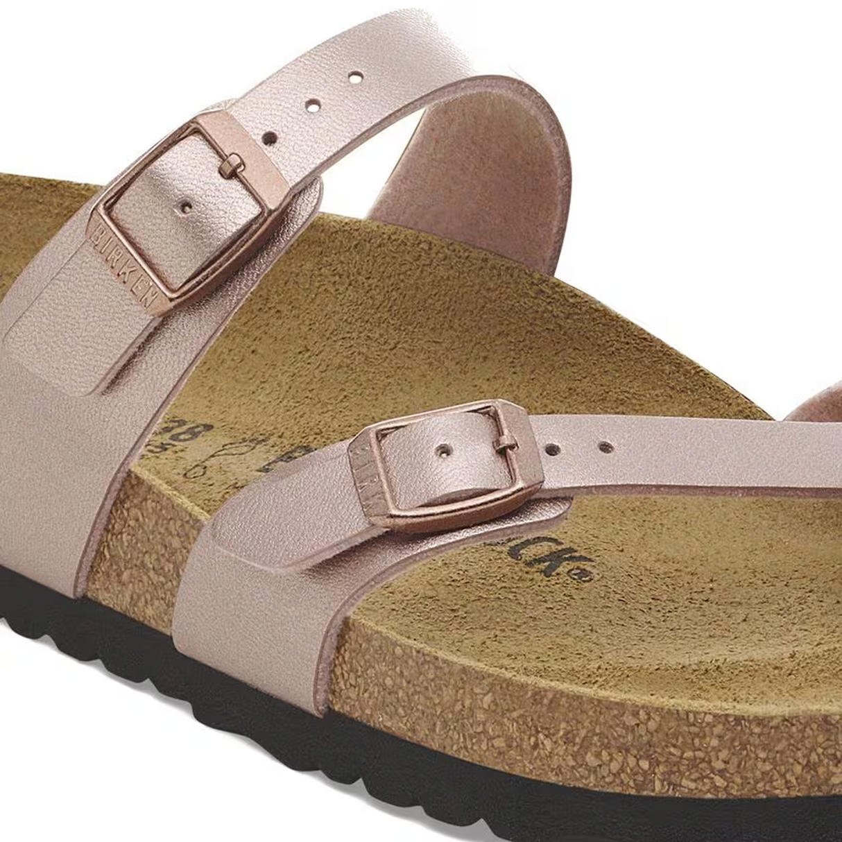 Birkenstock Mayari Sandal (Women) - Metallic Copper Birko-Flor Sandal - Thong - The Heel Shoe Fitters
