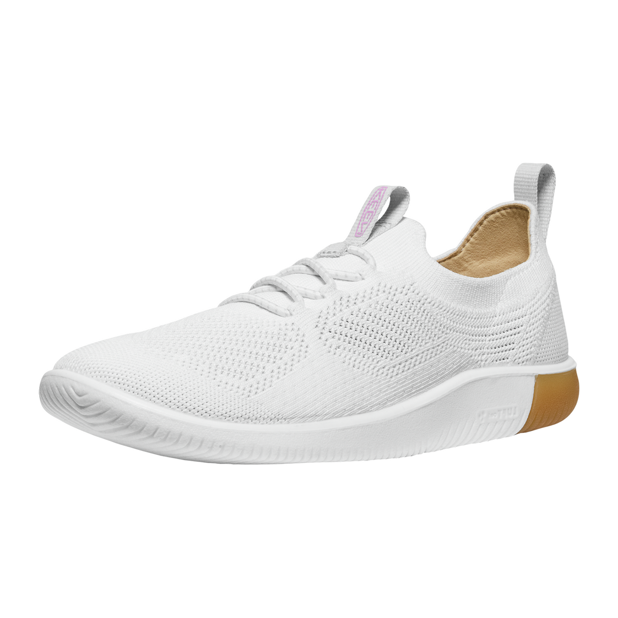 Keen KNX Knit Lace Sneaker (Women) - Star White/Moonlite Mauve Athletic - Casual - Lace Up - The Heel Shoe Fitters