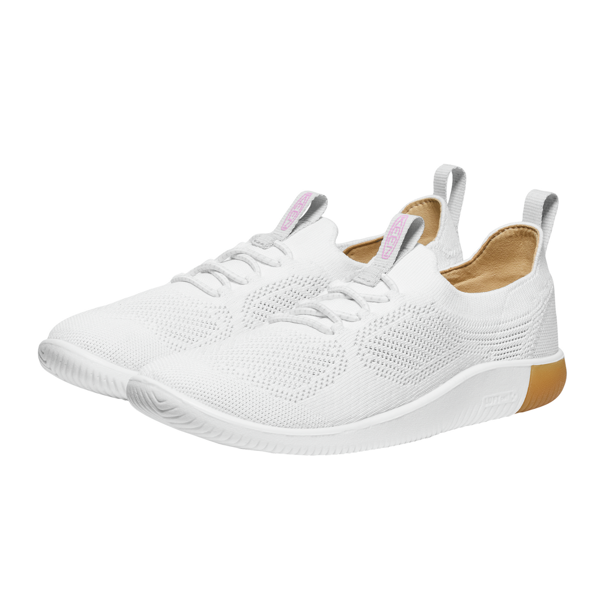 Keen KNX Knit Lace Sneaker (Women) - Star White/Moonlite Mauve Athletic - Casual - Lace Up - The Heel Shoe Fitters