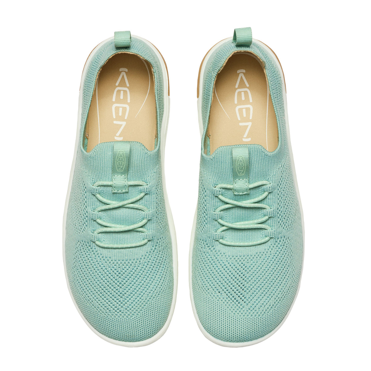 Keen KNX Knit Lace Sneaker (Women) - Granite Green/Lichen Athletic - Casual - Lace Up - The Heel Shoe Fitters