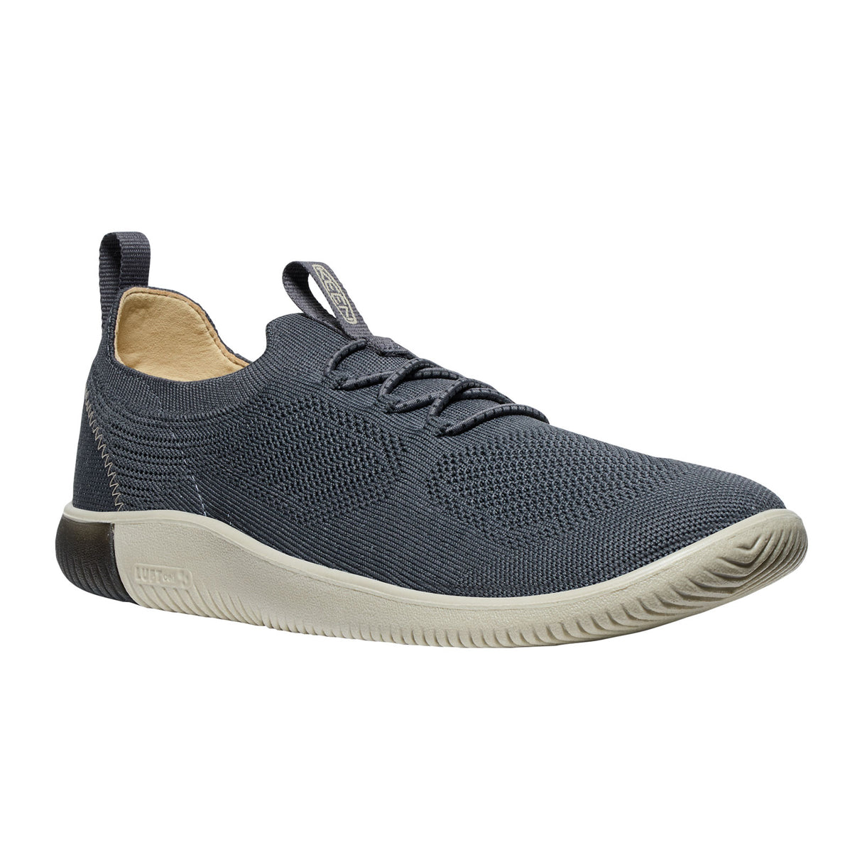 Keen KNX Knit Lace Sneaker (Men) - Black/Magnet Athletic - Casual - Lace Up - The Heel Shoe Fitters