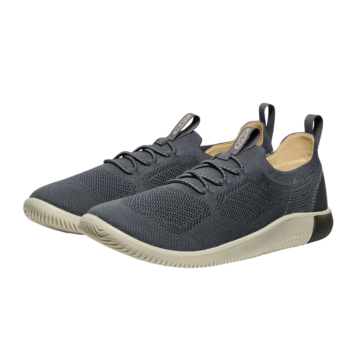 Keen KNX Knit Lace Sneaker (Men) - Black/Magnet Athletic - Casual - Lace Up - The Heel Shoe Fitters