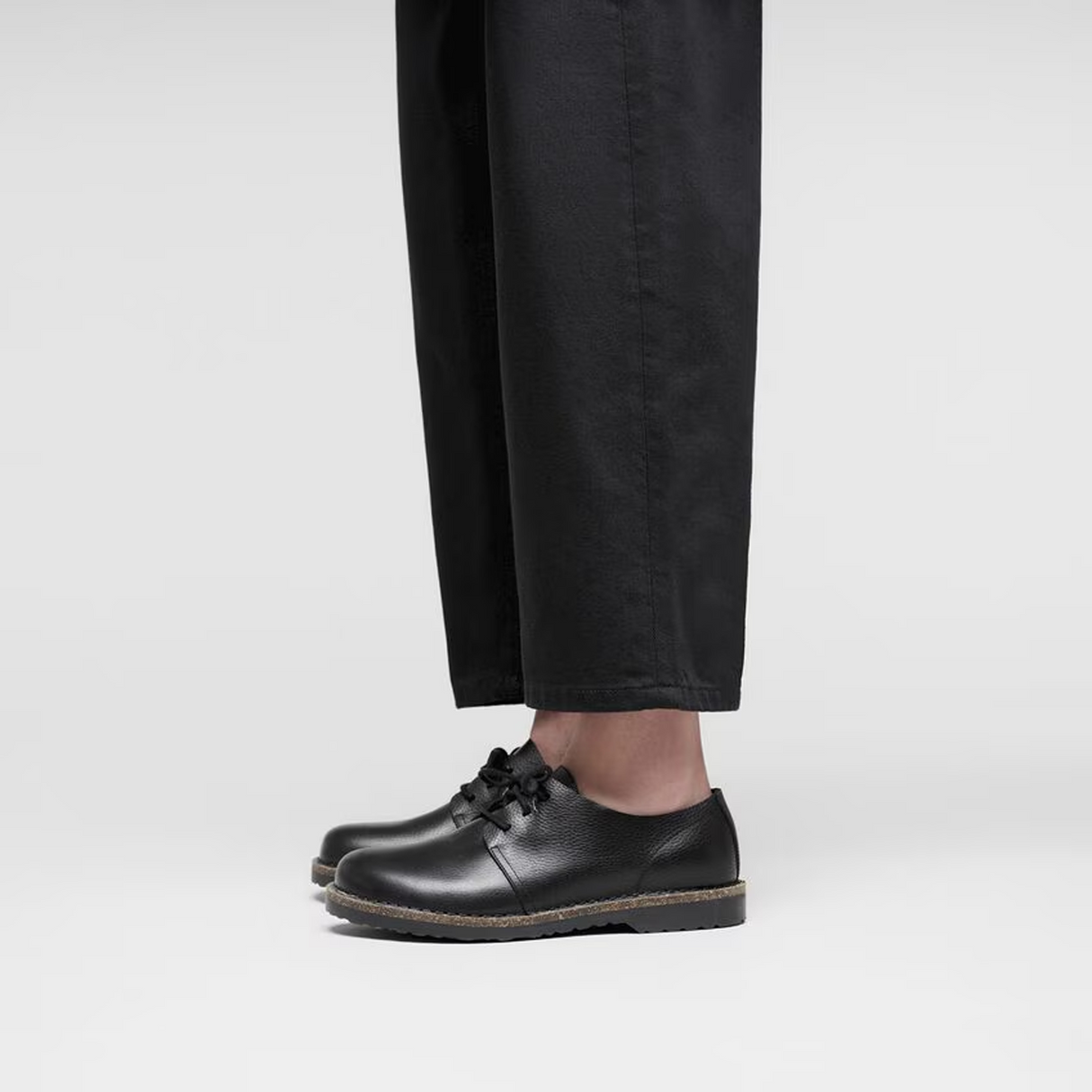 Birkenstock Uppsala Low Oxford (Men) - Black Leather Dress-Casual - Oxford - The Heel Shoe Fitters