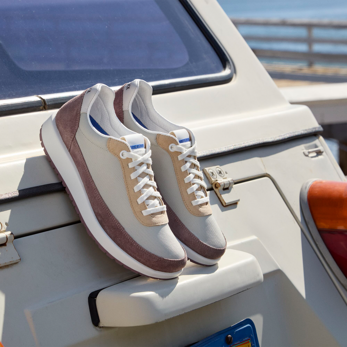 Birkenstock Honnef City Lace Up (Women) - Faded Purple/New Beige/Stone Coin Athletic - Casual - Lace Up - The Heel Shoe Fitters